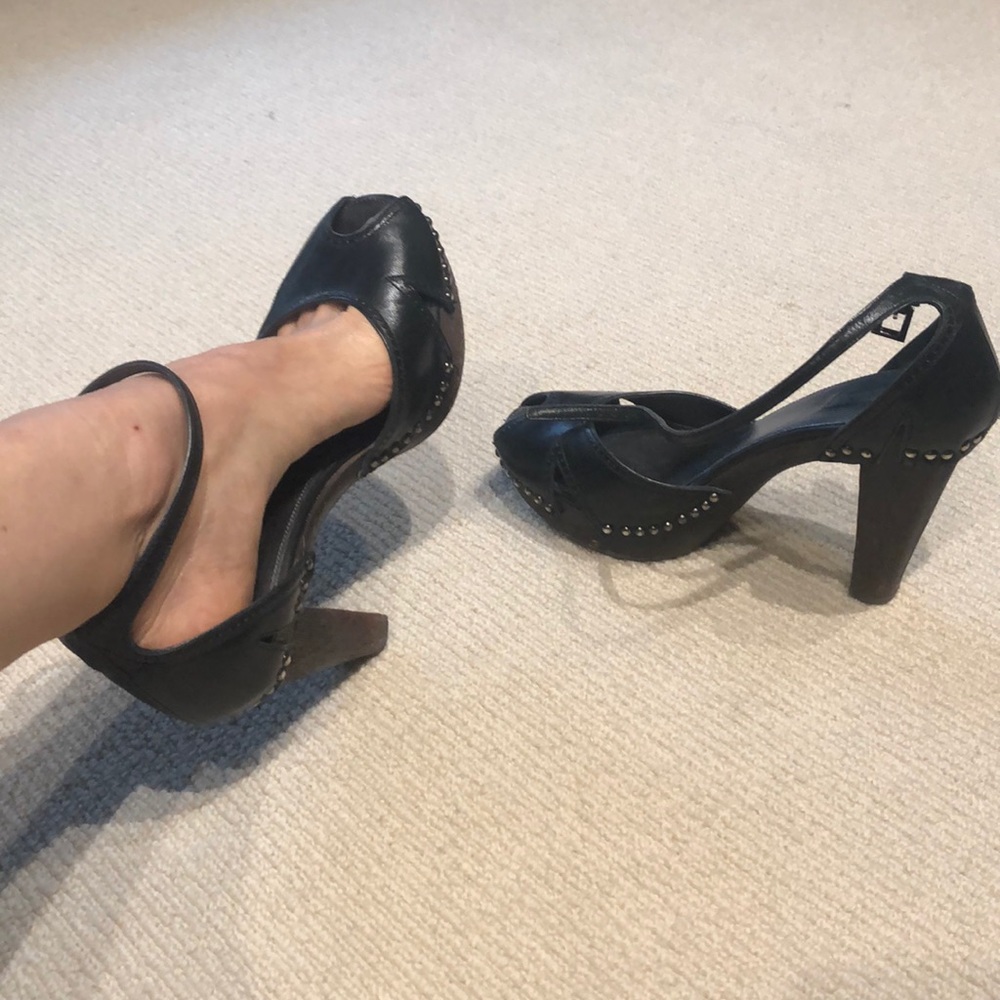 Prada platform heels